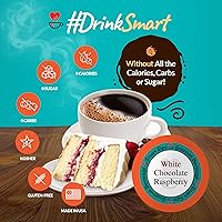 Vista 154 de Smart Sips, Pumpkin Spice Cinnamon Roll Coffee, Medium Roast, Gourmet Flavored Coffee Single Serve Pods for Keurig K-Cup Brewers, 24 Count