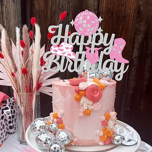 Miniatura 4 de Decoración para pastel de cumpleaños de vaquera occidental, decoración de pastel de cumpleaños de vaquera occidental, tema de rodeo, decoración de
