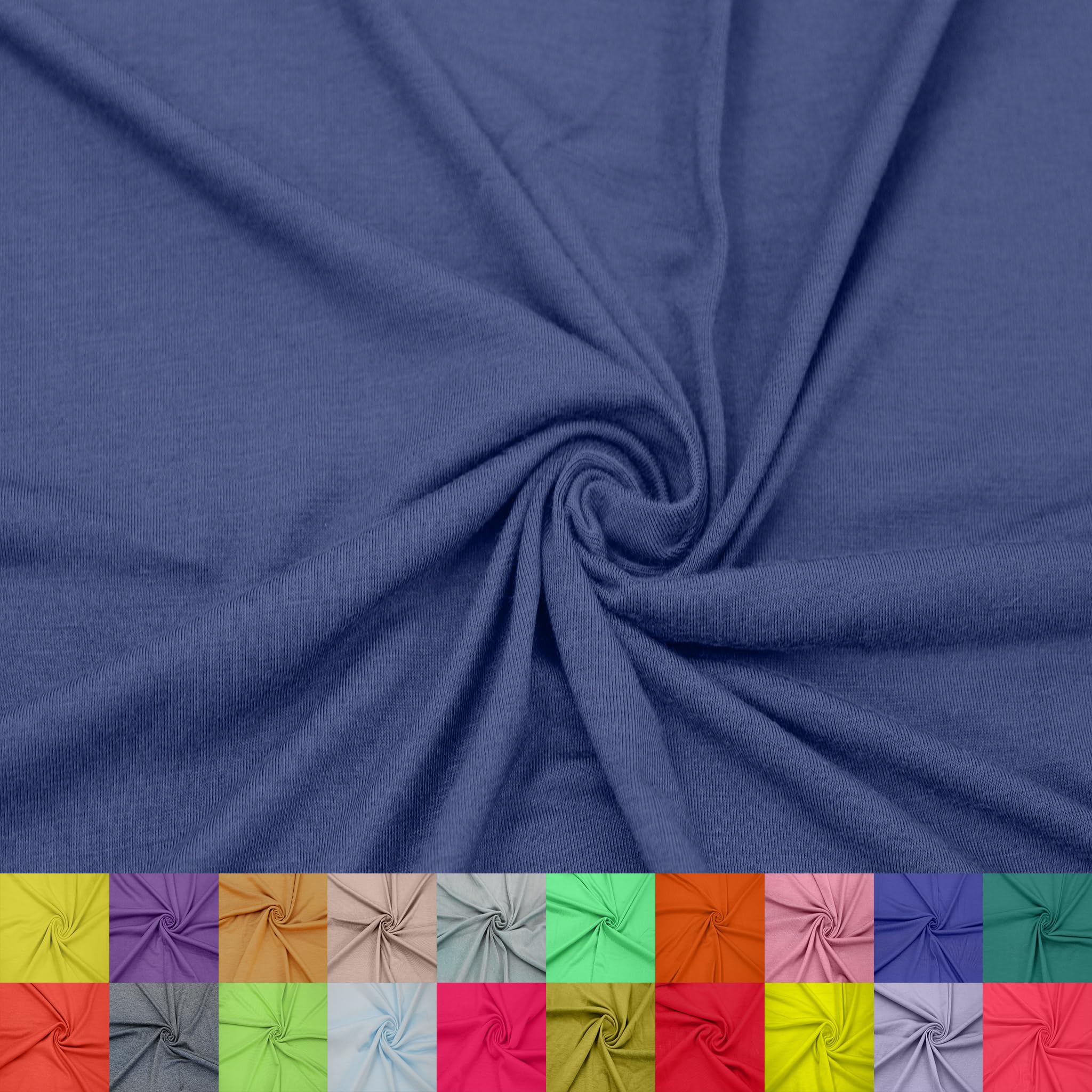 60" Wide Rayon Spandex Jersey Knit Fabric by The Yard - 4-Way Stretch, 200GSM, Medium Weight -Soft & Breathable - Apparel, Accessories, Maternity & Decorations — view 87