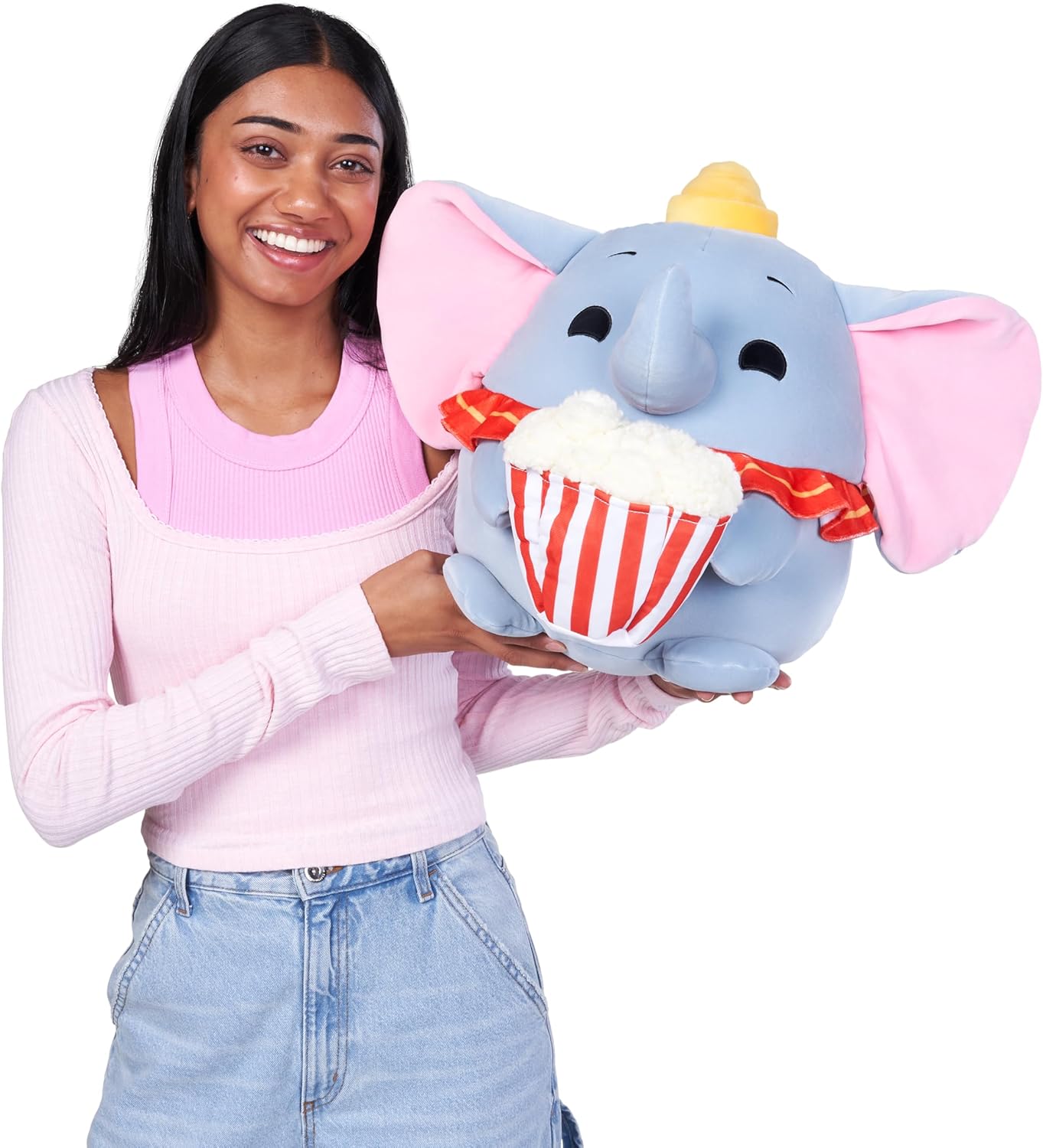 Snackles Disney 14-inch Plush (Dumbo) by ZURU, Plush with Snack Accessory