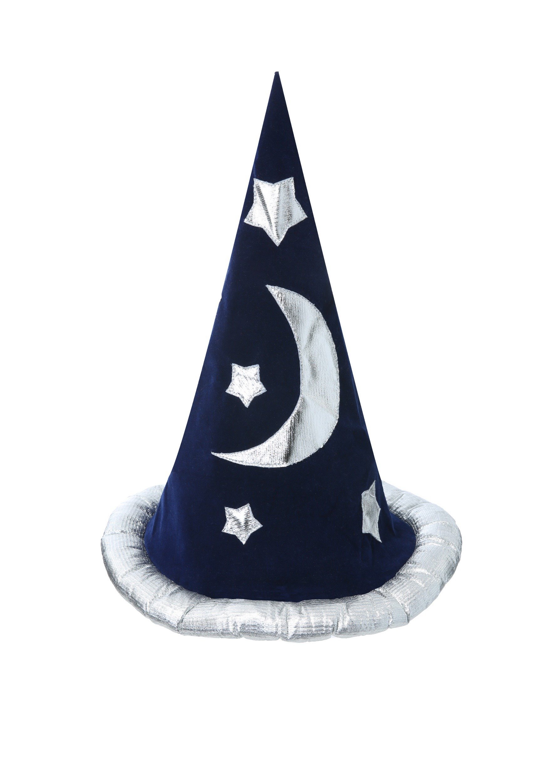 Unisex Wizard Fancy Dress Costume Hat For Adults Blue/Gray One Fun Costumes