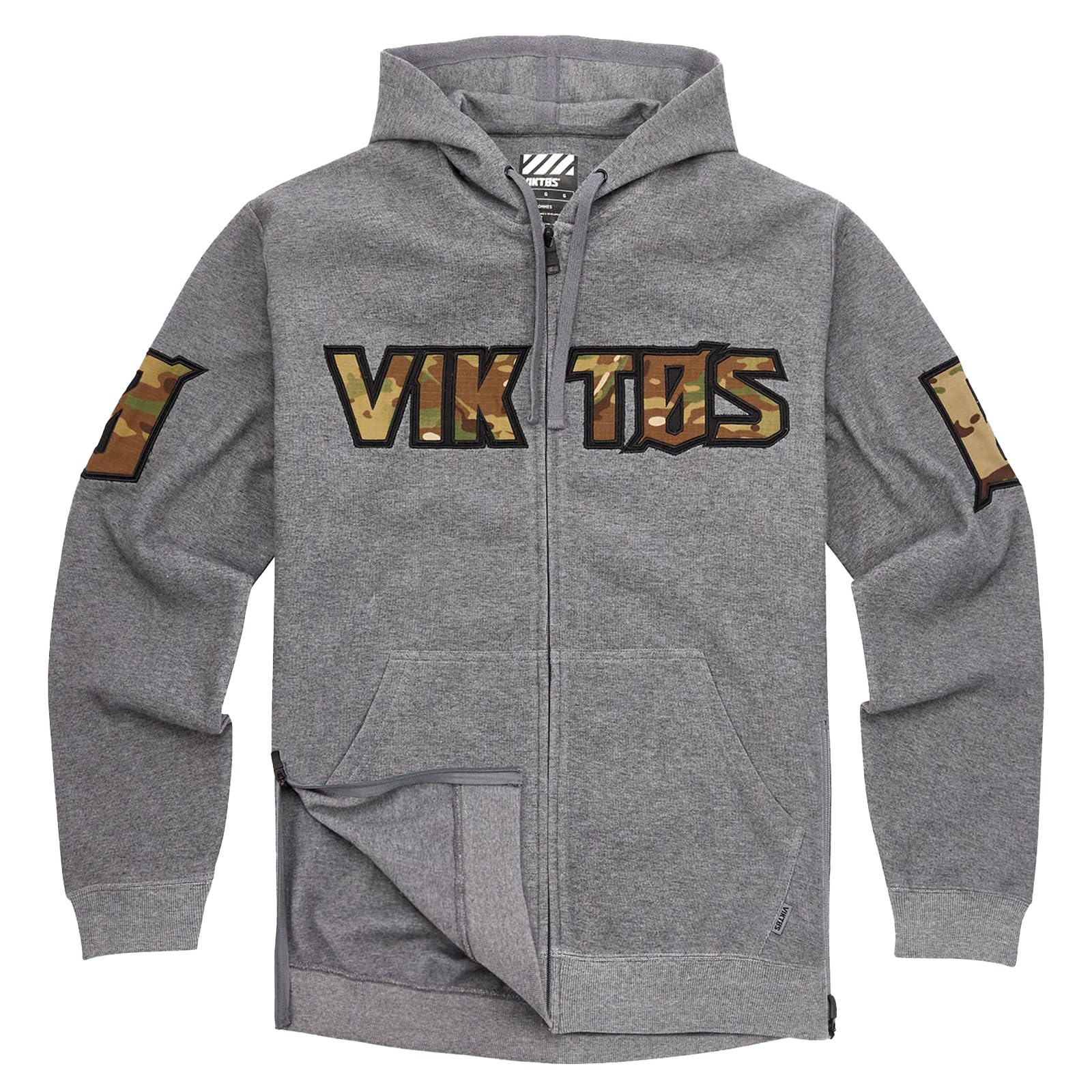 VIKTOS Men's Gunvent MultiCam Durable Tactical Concealed Carry Fleece Hoodie with Pockets & Sidearm Access