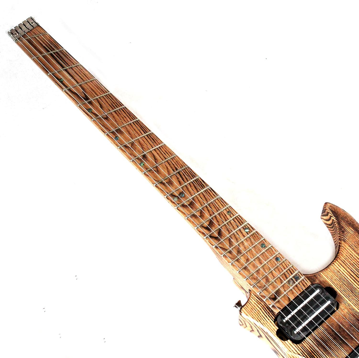 Musoo brand electric travel guitar headless guitar
