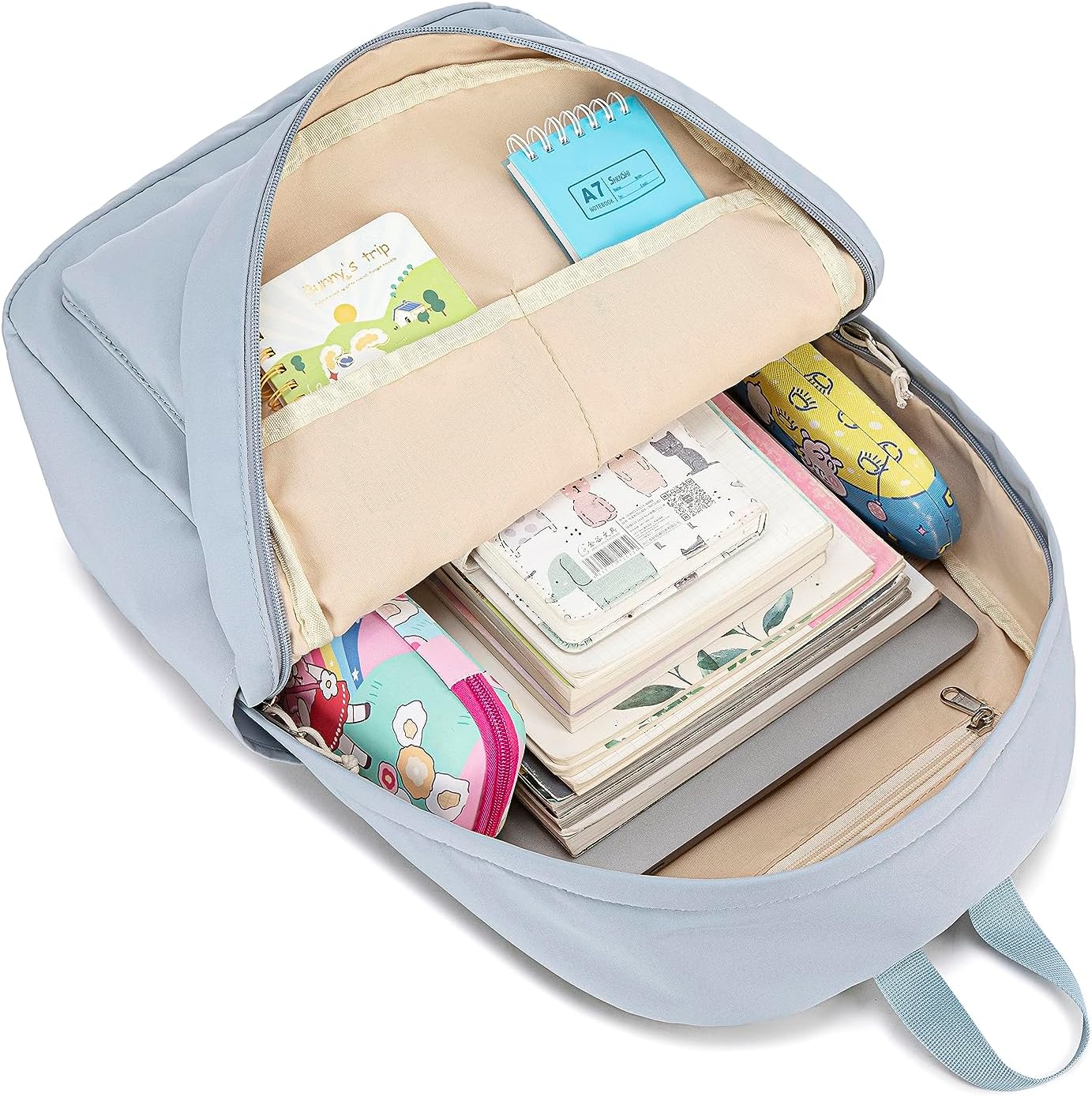 Bluboon Teens Backpack Set Girls School Backpack Lunch Box Pencil Bags Student Bookbags 3 in 1 - Image 7