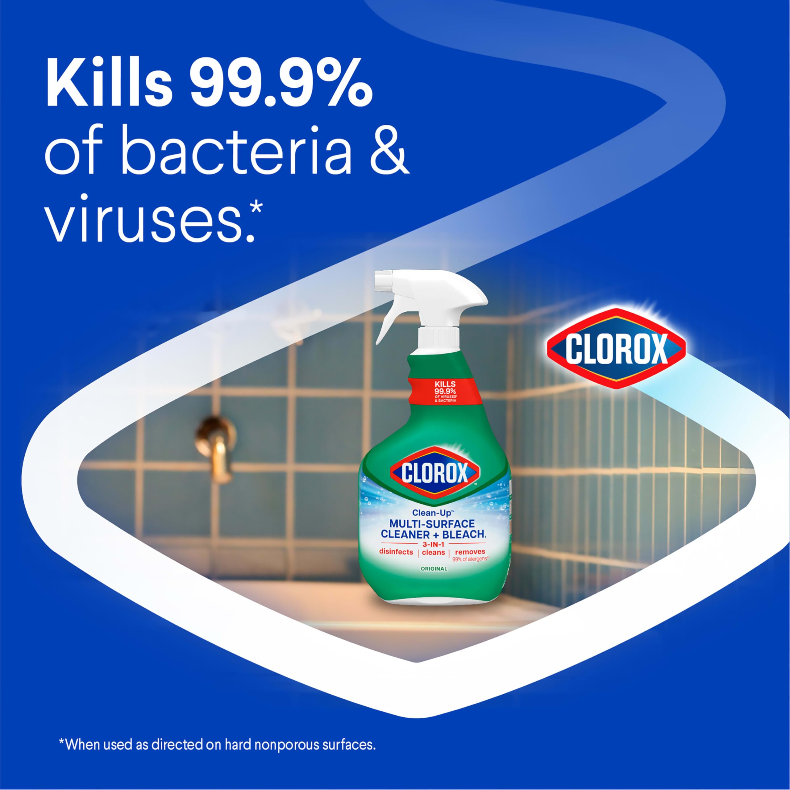 32 fl. oz. Multi-Surface Cleaner with Bleach, Pack of 3 W14282