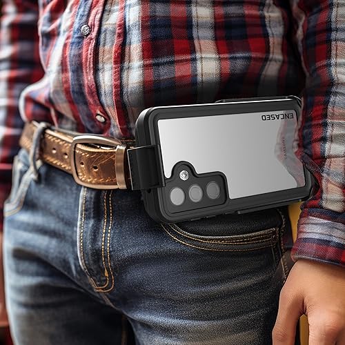Miniatura 2 de ENCASED Funda impermeable para cinturón diseñada para Samsung Galaxy S24 Plus, funda protectora de cuerpo completo con protector de pantalla