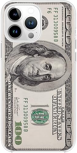 Blingy's Funda para iPhone 14 Pro Max, diseño divertido de ciencia ficción de extraterrestre fresco, funda protectora transparente de TPU suave