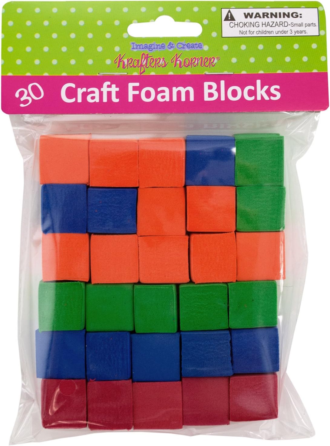 123Wholesale Set of 36 Craft Foam Blocks Crafts Foam