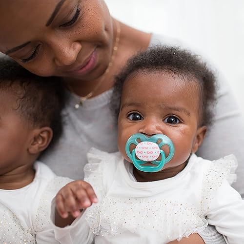 Miniatura 6 de Dr Browns Advantage - Chupete simétrico con flujo de aire color rosa paquete de 4 197-591ft