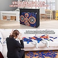 Vista 5 de 1000 unidades de munición, Dardos de recambio para Nerf N-Strike Elite Series, munición a granel compatible para Nerf Party con bolsa de práctica