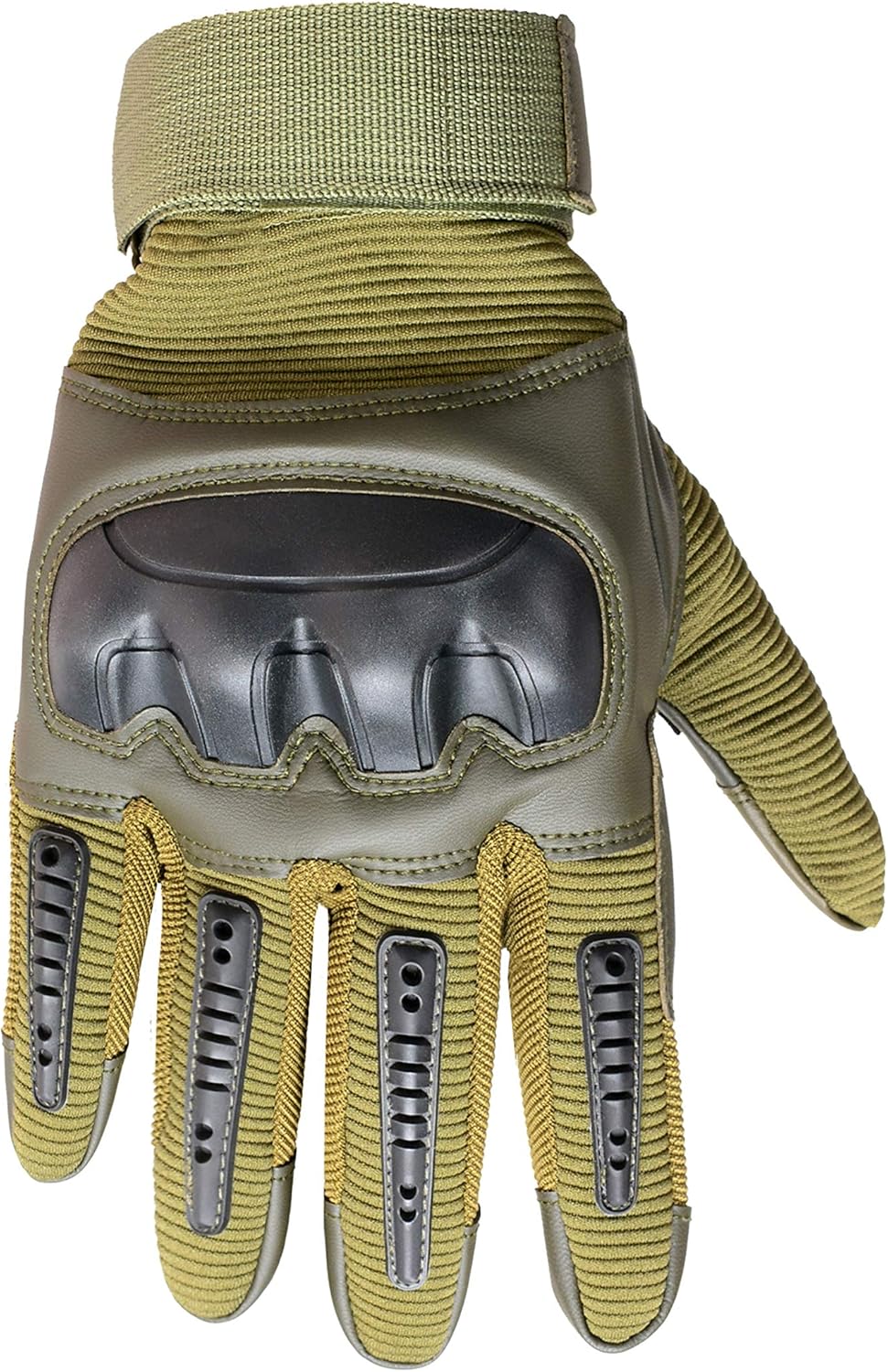 Xnuoyo Full Finger Touch Screen Motorbike Protective Outdoor Sports Gloves for Motorcycle Cycling Climbing Hiking Hunting Outdoor Sports (Army Green, M) : Sports & Outdoors