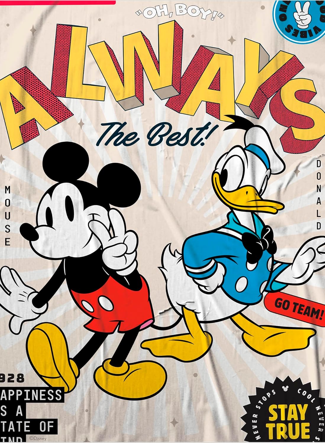 Ceaco - Disney - Little Mickey and Donald Posters - 5 in 1 Multipack Jigsaw Puzzles - Relaxing and Fun Activity for Adults