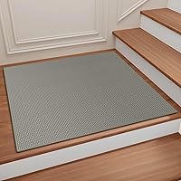 Vista 12 de Peldaños Antideslizantes para Escaleras, 7.8" X 30" (Paquete de 15) Alfombra para Escaleras Interior Exterior, Alfombrillas Antideslizantes Negras