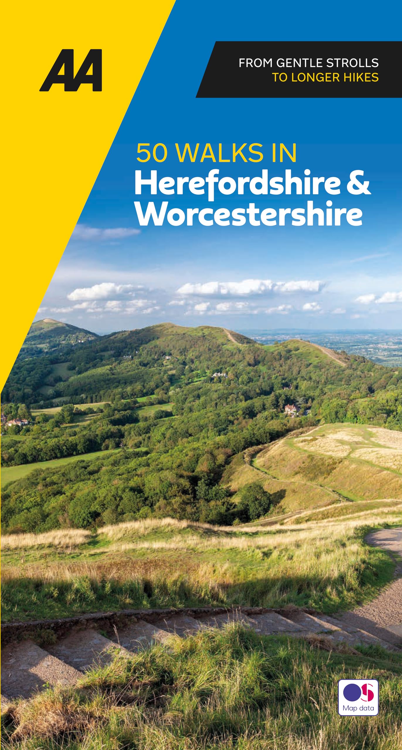 AA 50 Walks In Herefordshire and Worcestershire (AA 50 Walks) (Walks UK) Paperback
