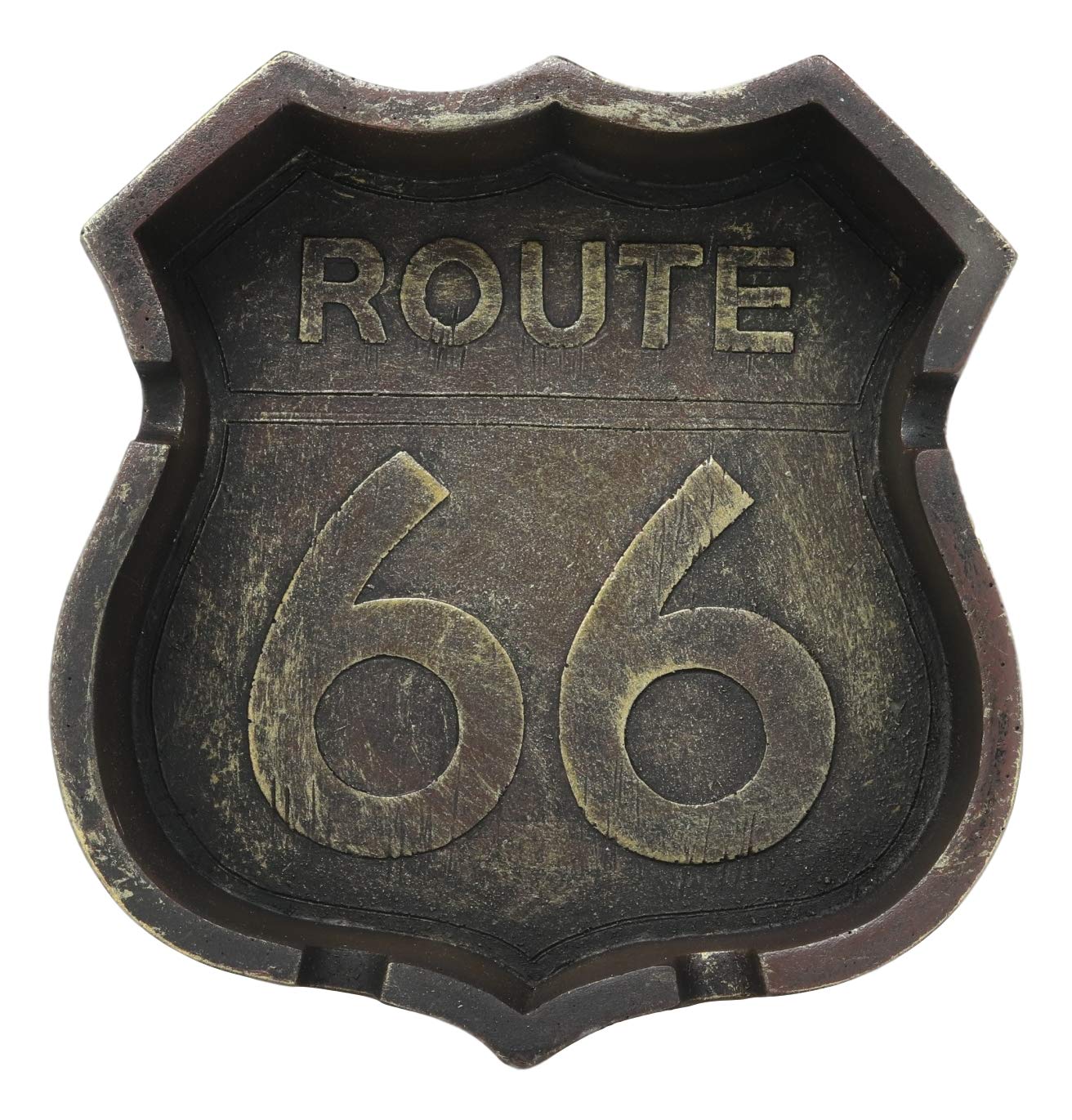 Amazon.com: Ebros Iconic Road Trips US Will Rogers Highway Route 66  Cigarette Ashtray Figurine 4.75