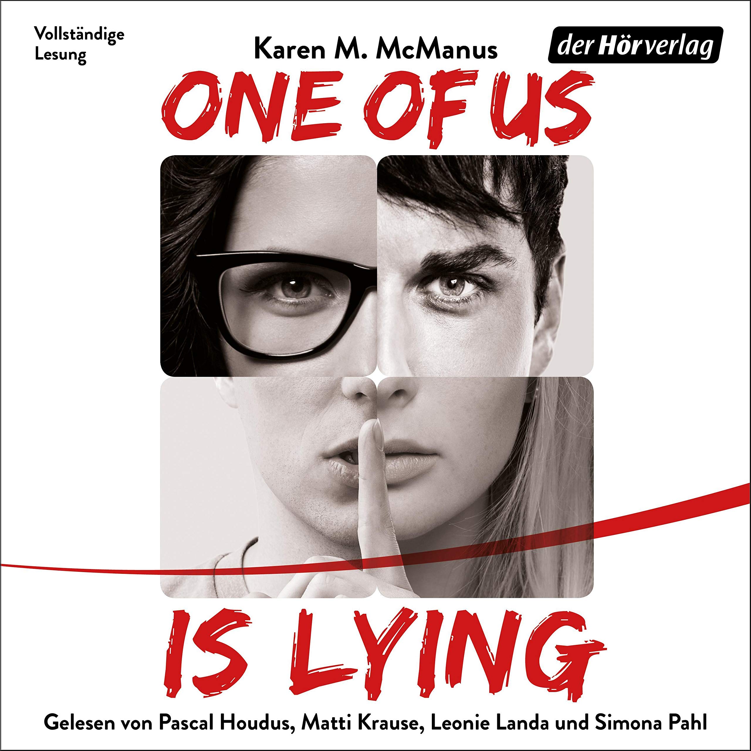 Cover art for One Of Us Is Lying (German edition)