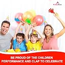 PRIMEFAIR Hand Clappers, Plastic Noise Makers, Party Favours in Mixed Colours Noisemakers Favors Concert Party Cheering Props Hands Clapping Toy (PACK OF 3) gallery image