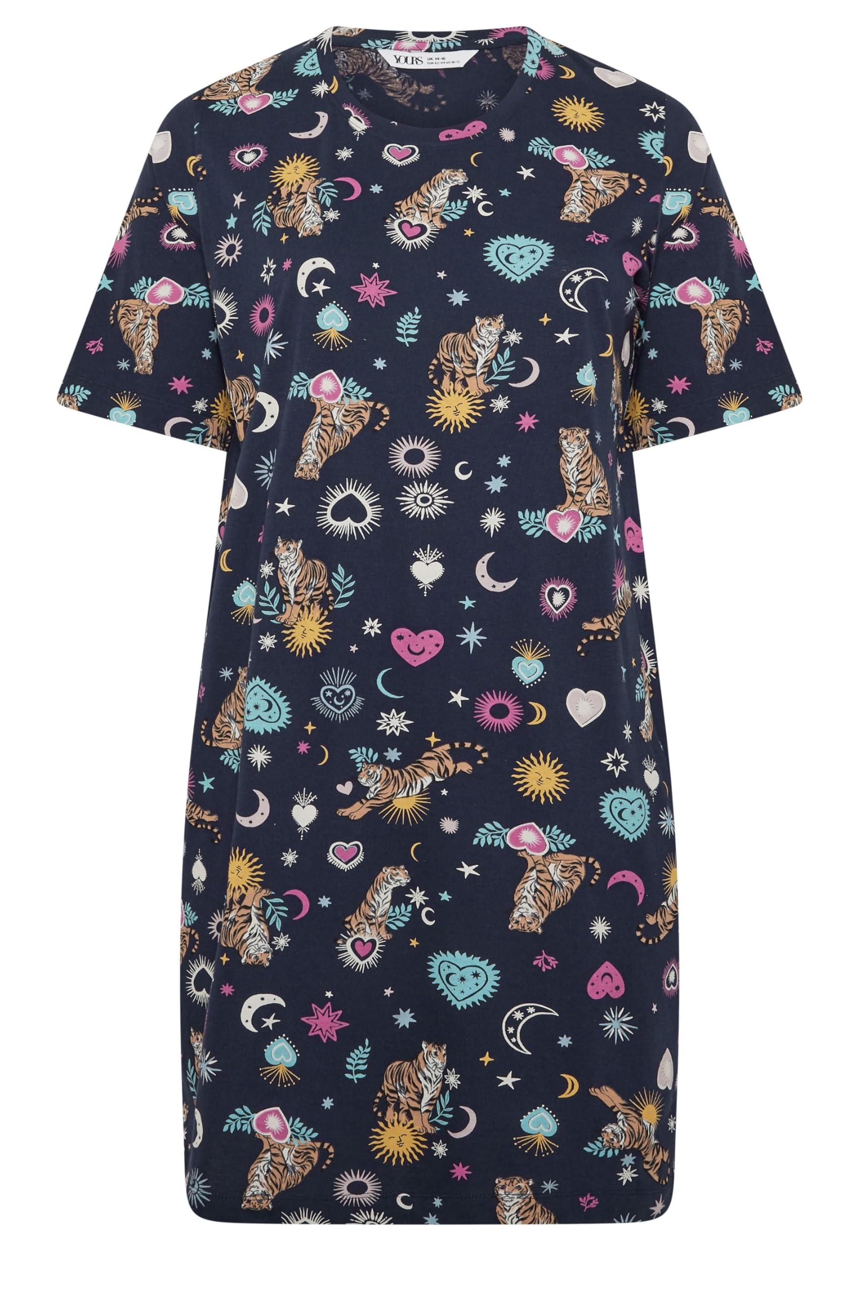 Yours - Women's - Nightdress - Celestial - Mid Navy - 38-40