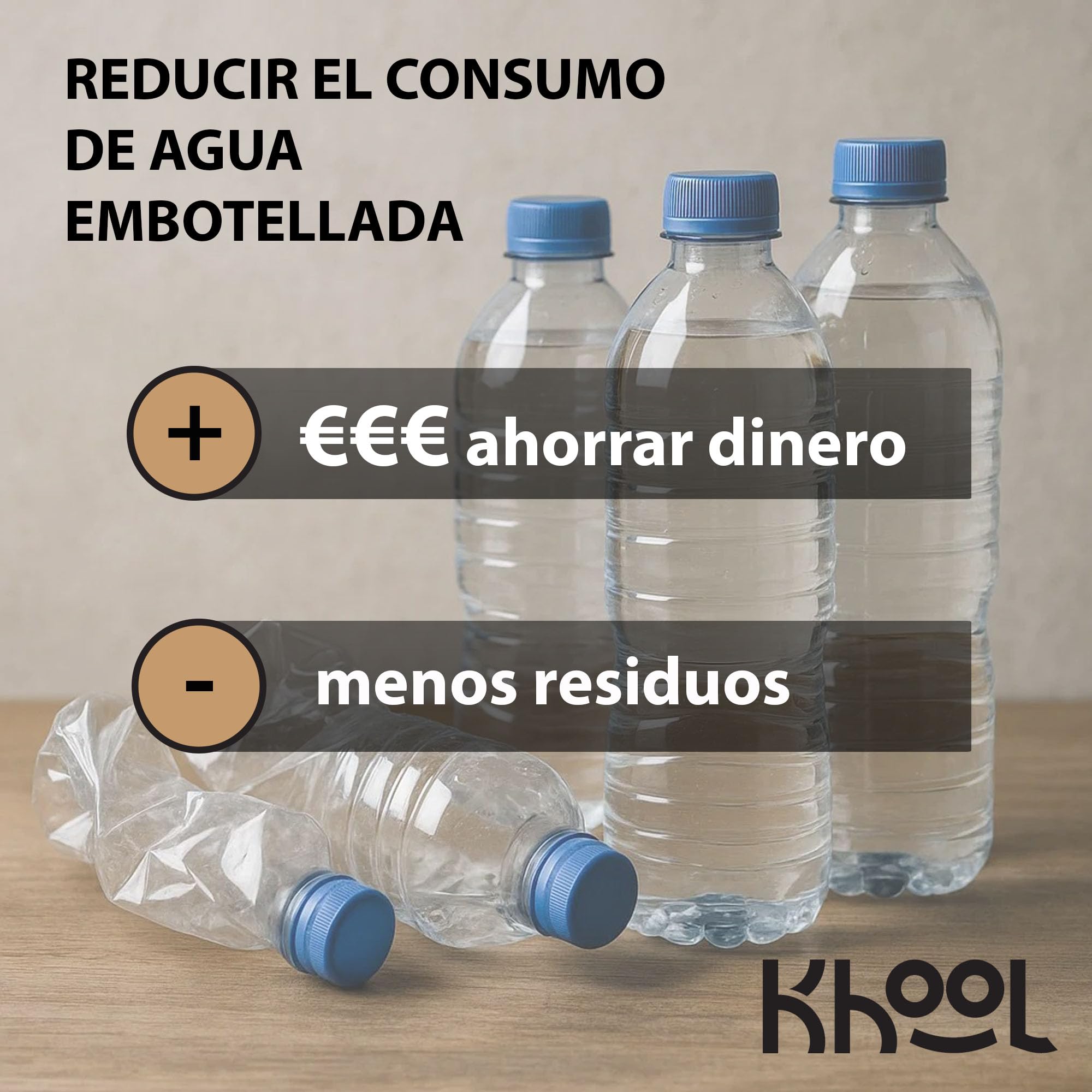 KHOOL | Carbón de Bambú para Bolsas de Hidratación y Camelbak | Purificador Natural | Elimina Sabores y Olores Desagradables | Hidratación Mejorada | 12 Bloques