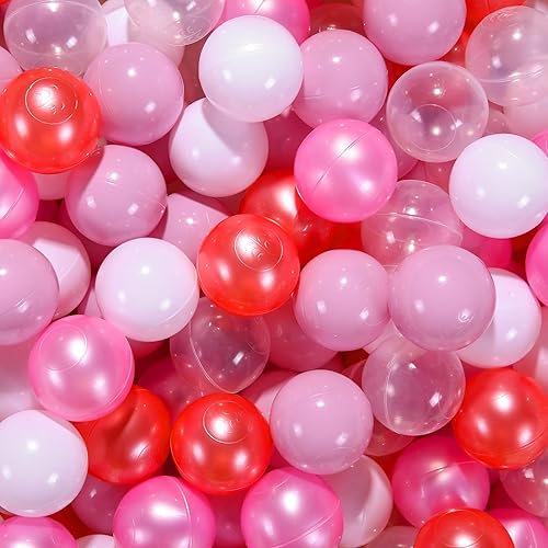 Vista 225 de STARBOLO Ball Pit Balls for Toddlers Phthalate Free BPA Free Non-Toxic Crush Proof Play Balls for Toddlers Kids Pool Playhouse Pack of 100 200 500