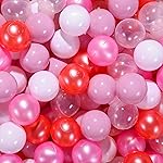 STARBOLO Ball Pit Balls for Toddlers with Storage Bag - Non-Toxic BPA Free Phthalate Free Crush Proof Plastic Toy Balls, Children\'s Pool Water Toys, Ball Pit Play Tent, Christmas Decoration.