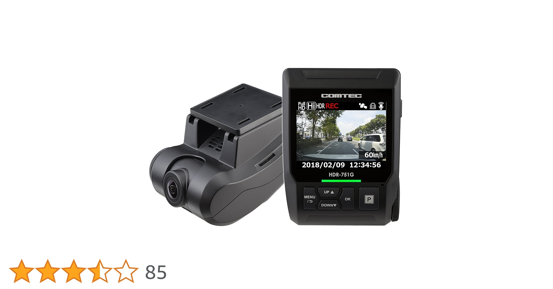 Amazon | コムテック ドライブレコーダー HDR-751G 200万画素 Full HD Amazon | コムテック ドライブレコーダー HDR-751G 200万画素 Full HD
