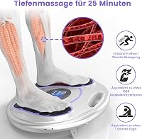 Creliver 300H Vérkeringés Stimulátor - EMS és TENS Lábmasszírozó Neuropátia és Fájdalomcsillapítás, Izomterápia, LCD Kijelző, 25 Mód, Távvez 4