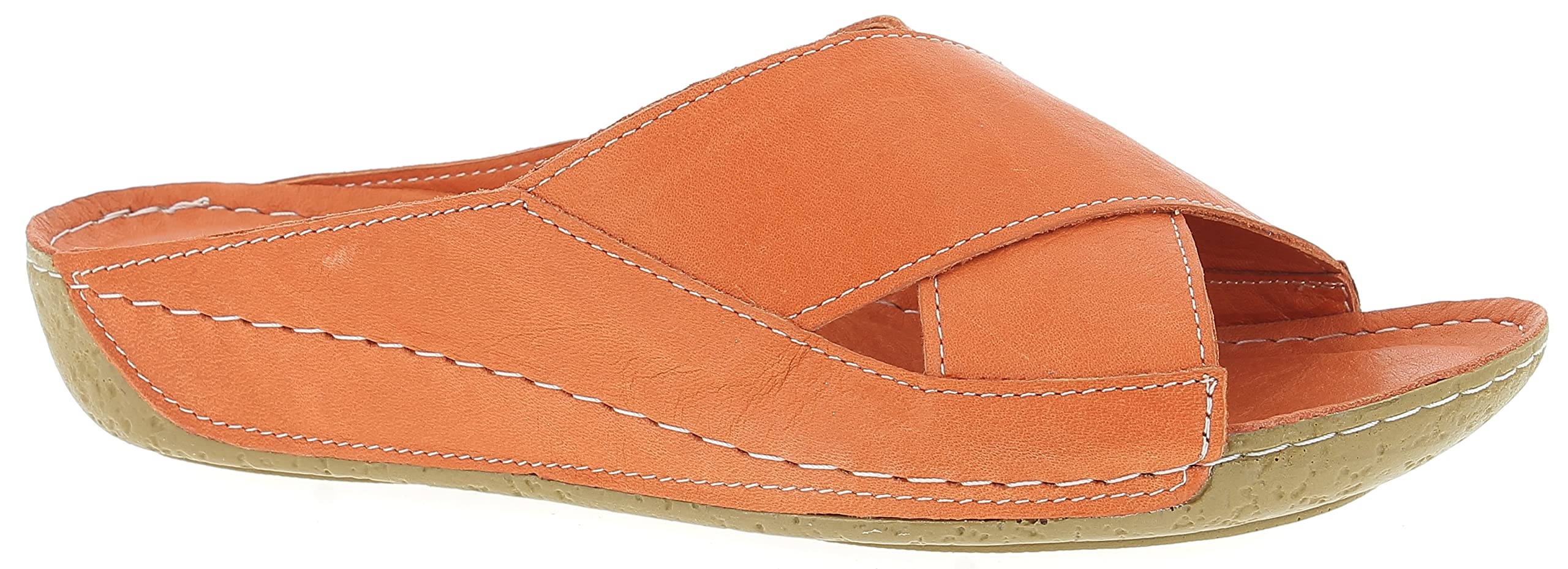 Andrea Conti Women's Mules, Orange, 36 EU, Orange, 4 UK