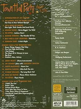 その他 Town Hall Party-July 25/Aug 15 195 [DVD] TOWN HALL PARTY: JULY 25 & AUGUST 15, 1959 NEW DVD