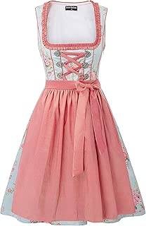 Women's German Dirndl Dress Costumes for Bavarian Oktoberfest Carnival Halloween