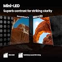 Hisense 215 cm (85 Inches) 4K QLED Mini-LED Smart TV | 1000 NITS peak brightness | 144Hz Game Mode | Dolby Vision IQ & Dolby Atmos | 2.1 CH 50W Speakers (Built-in Subwoofer) | VIDAA OS | 85U7Q (Black) gallery image