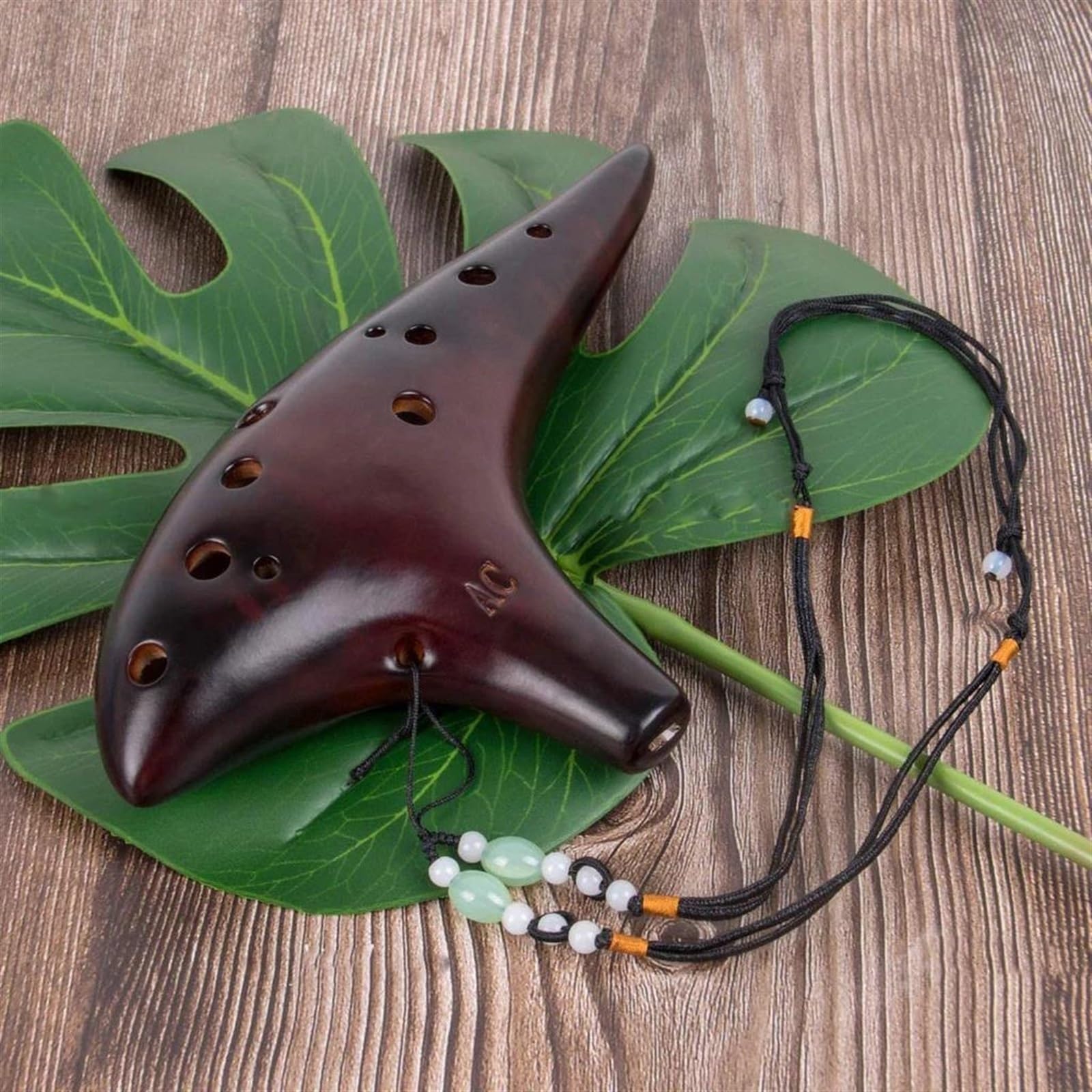 Ocarina In Ceramica Ocarina 12 Fori In Ceramica Contralto Tono C Flauto Classico Strumento Musicale Amante Della Musica Strumento Per Principianti