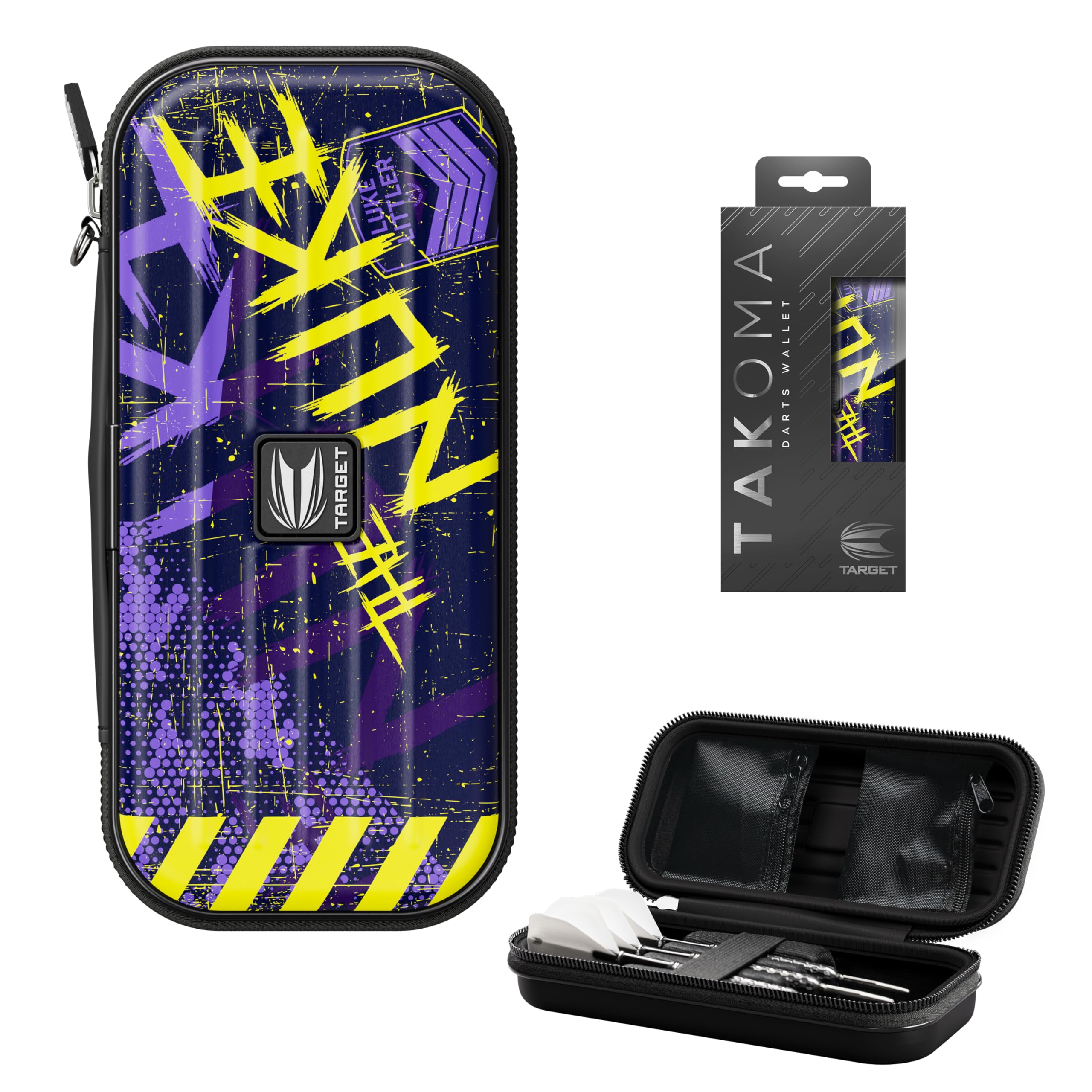 Luke Littler Takoma Wallet – Luke Littler Darts Case, Darts Holder, Dart Wallet, Darts Set Storage Cases, “The Nuke” Dart Case
