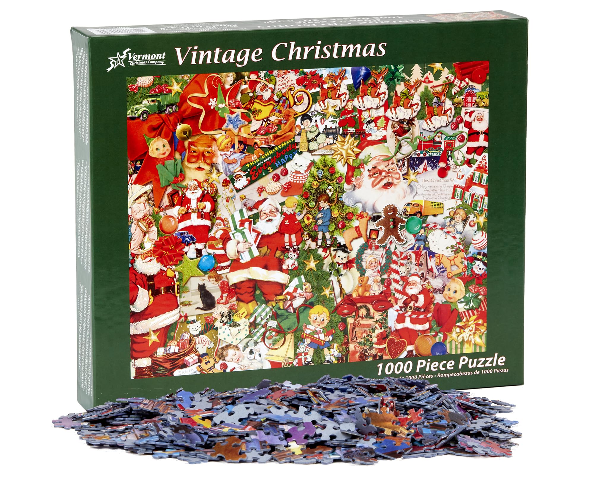 Vermont Christmas Company Antiques Garage Puzzle 1000 Teile – Vintage-Puzzle Für Erwachsene