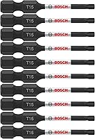 Vista 19 de Bosch ITT25215, paquete de 15 unidades de brocas Torx #25 de 2 pulgadas para destornillador eléctrico Impact Tough