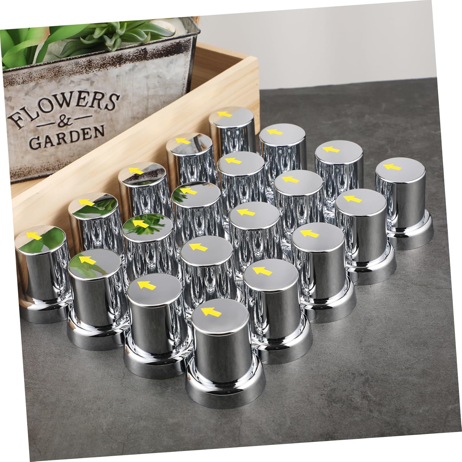 Unomor 20pcs Wheel Nut Covers Protectors for Trucks Trailers and Easy Installation and Prevention Caps