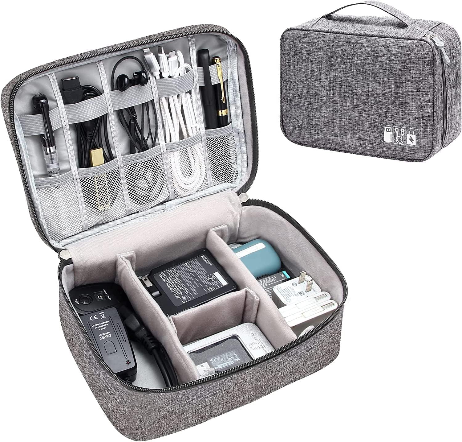 Right Products Gadget Organizer Bag for Universal Travel Pen Drive, Cable, Hard Drive, Power Bank and More Storage Bag (Black) (B0CK79HYWT) Amazon Price History, Amazon Price Tracker