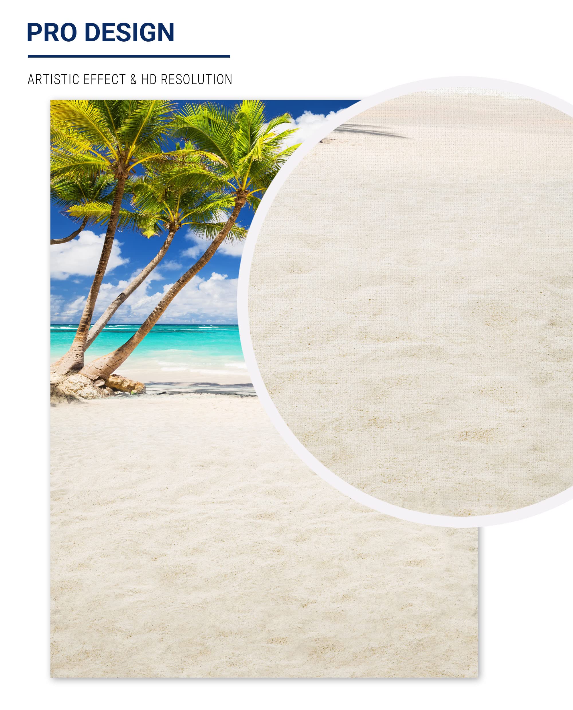 Allenjoy Fotohintergrund Eiscreme & Palmen – 2,4x1,8 M Vinyl, Für Sommer-Partys & Foto-Shootings