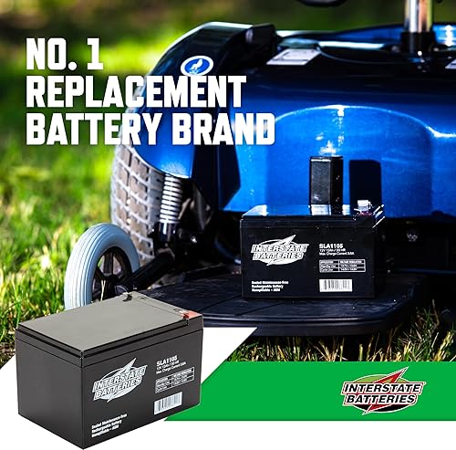 Miniatura 5 de Interstate Batteries Batería de 12V 12Ah (terminal F1) SLA AGM VRLA Recargable Reemplazo para APC, Sistemas de Respaldo UPS, Iluminación de
