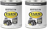 Vista 45 de Rust-Oleum Farm & Implement 280176 - Pintura esmaltada, galón, naranja (Allis Chalmers Orange)