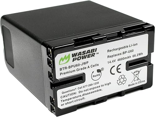 Wasabi Power Batería para Sony BP-U60 y Sony PMW-100, PMW-150, PMW-160, PMW-200, PMW-300, PMW-EX1, PMW-EX1R, PMW-EX3, PMW-EX160, PMW-EX260,