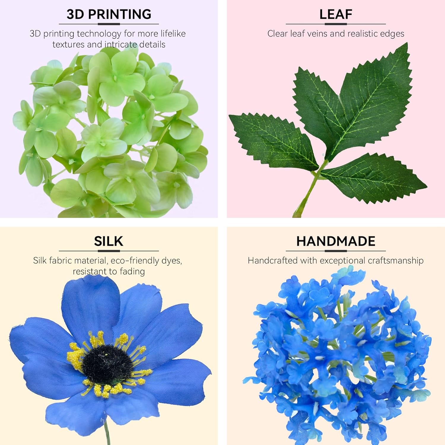 Spring Wreaths for Front Door 24 Inch Summer Wreath with Lifelike Blue Hydrangea Gerbera and Daisy, Wreath Decor for Indoor or Outdoor Spring and Summer Wreaths for Front Door Outside
