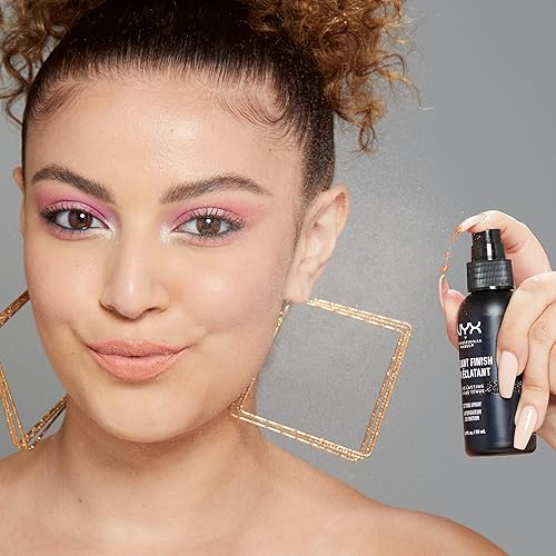 Vista 37 de NYX PROFESSIONAL MAKEUP - Espray fijador de maquillaje, acabado húmedo, fórmula vegana de larga duración (el embalaje puede variar)