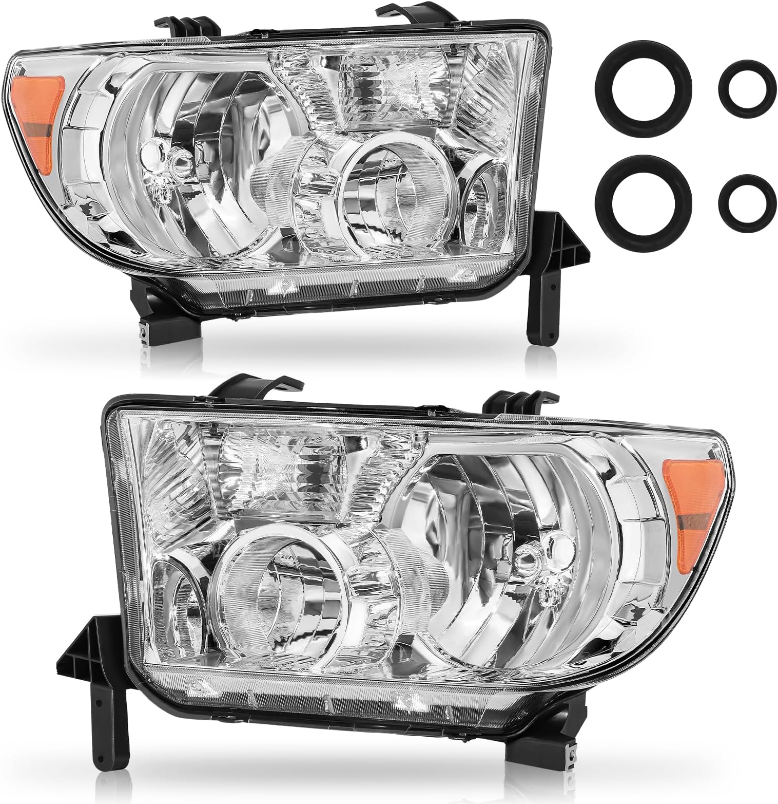 ALZIRIA Headlight Assembly Fit For 2007 2008 2009 2010 2011 2012 2013