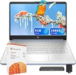 HP Stream 14" HD Laptop, Intel Processor N150, 16GB RAM, 288GB Storage (128GB UFS+160GB Docking Station Set), Intel Graphics, 720p HD Camera, Wi-Fi 6, Year Office 365, CoPilot, Windows 11 S, Rose Gold