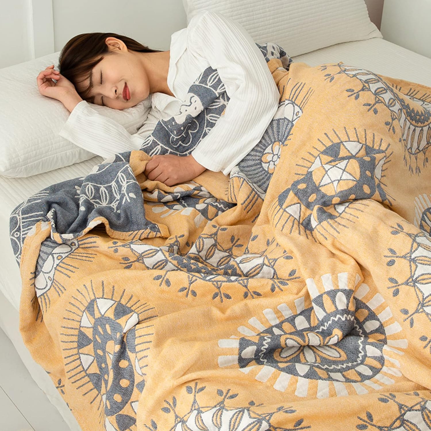 6重 ガーゼケット 150 0 北欧柄 シングル 両面ガーゼ ブランケット 肌掛け布団 布団 綿100 お昼寝 洗える 色 子供 北欧風 おしゃれ 保育園 ベビー 赤ちゃん 汗吸収 クール ギフト かわいい 女性 昼寝ケット ソファーケット バースデー 記念日 ギフト 贈物 お勧め 6重 ガーゼケット 150 0 北欧柄 シングル 両面ガーゼ ブランケット 肌掛け布団 布団 綿100 お昼寝 洗える 色 子供 北欧風 おしゃれ 保育園 ベビー 赤ちゃん 汗吸収 クール ギフト かわいい 女性 昼寝ケット ソファーケット バースデー 記念日 ギフト 贈物 お勧め