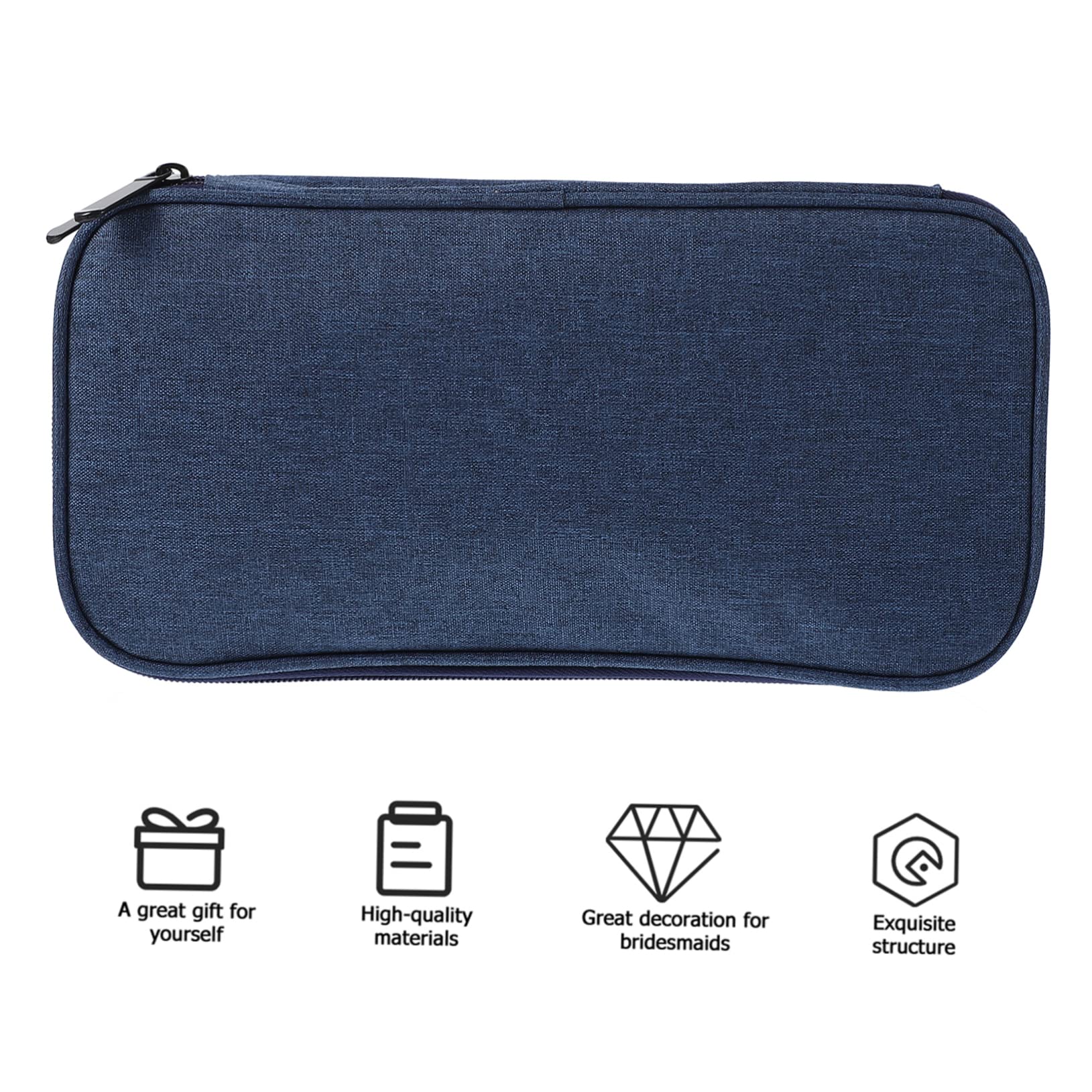 NUOBESTY Bolsa De Almacenamiento De Lana Organizador De Ganchillo Accesorios De Tejido Bolsas De Viaje Estuche Para Agujas De Ganchillo Organizador De Agujas De Tejer Bolsa De Tela