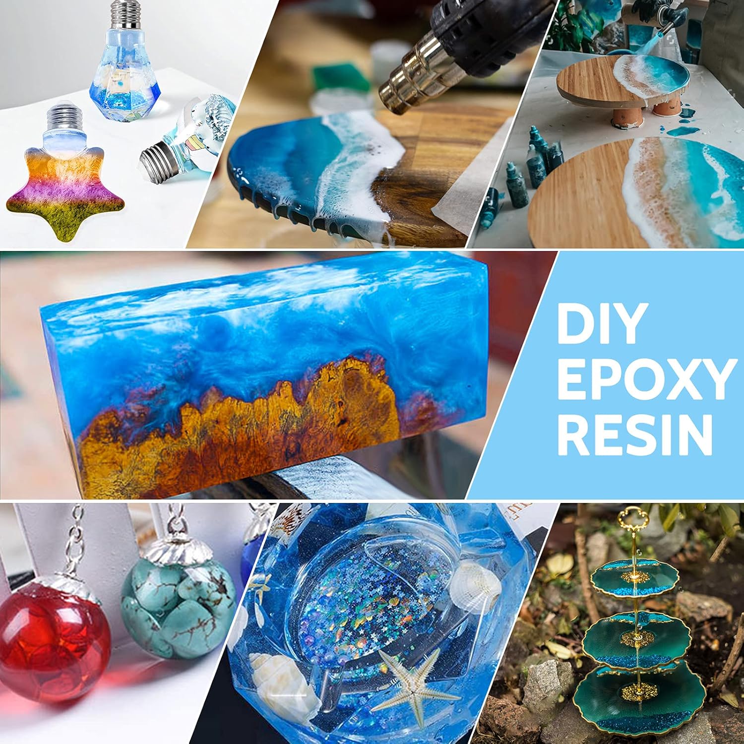 Epoxy Resin Pigment, M.A.K 27 Bottles Transparent Liquid Dye High Concentration Resin Colorant for Crafts Art Coloring, Painting, Jewelry DIY Making, Each 10ml