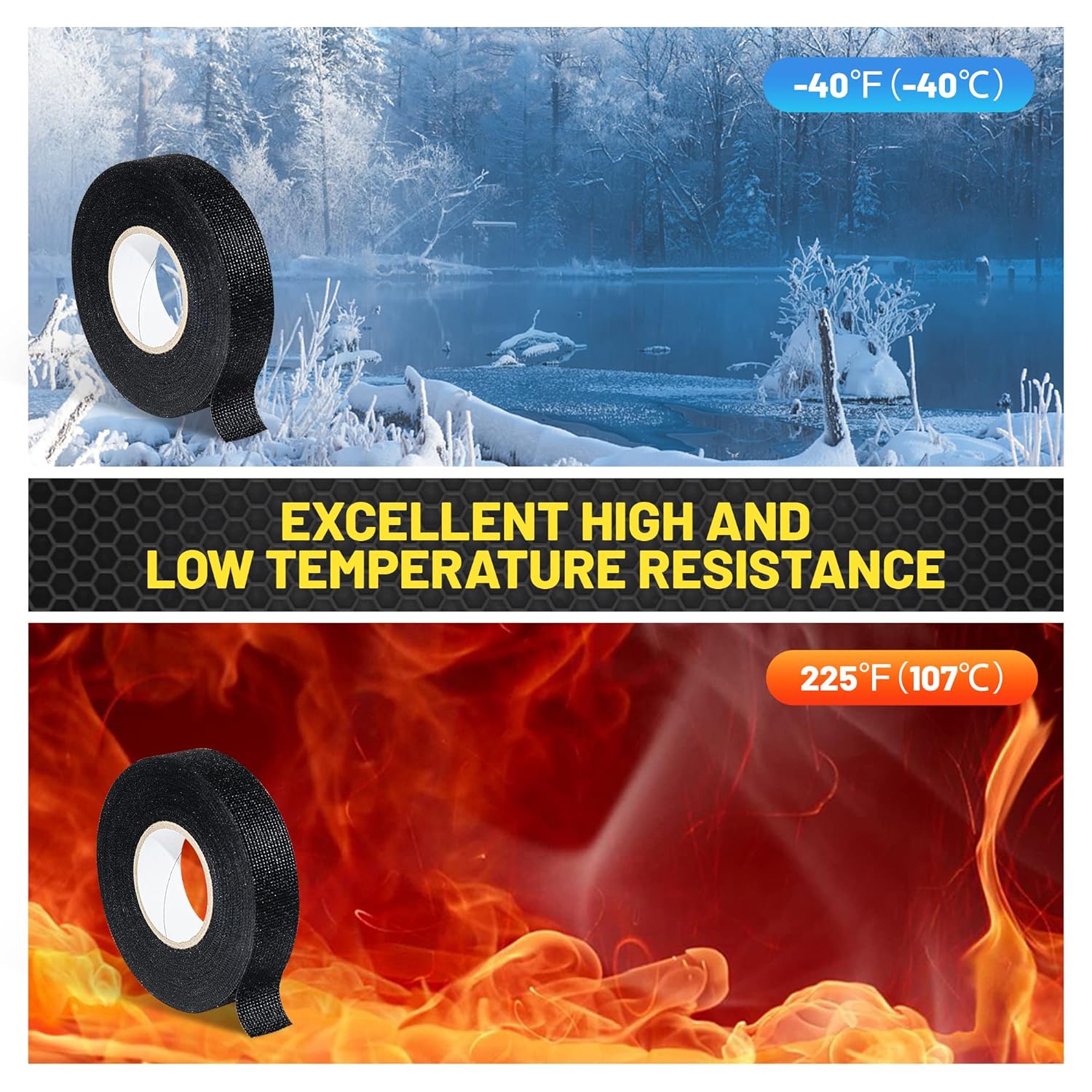 Oyviny 10PCS Truck Trailer 2 Wire Pigtail Harness 10" Long + 5 Rolls Electrical Wiring Harness Tape 3/4 Inch x 50 FT Self-Adhesive Wire Harness Cloth Tape : Automotive