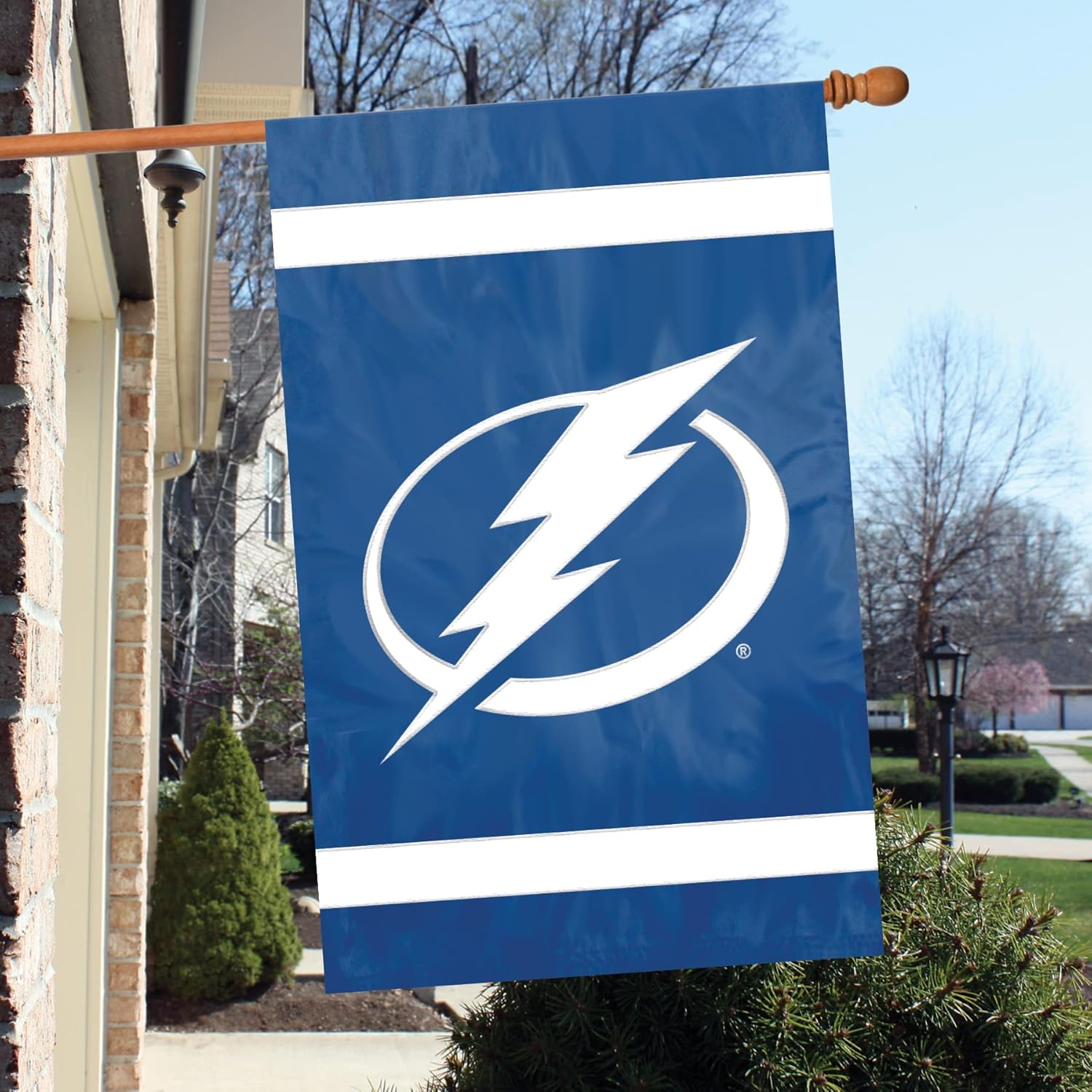NHL 2-Sided Appliqué Banner Flag , Tampa Bay Lightning 6 81XTofRCWrL. AC SL1500